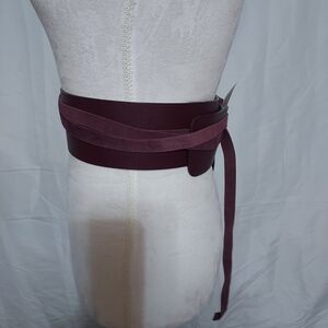 White House Black Market Deep Burgundy Women's Belt